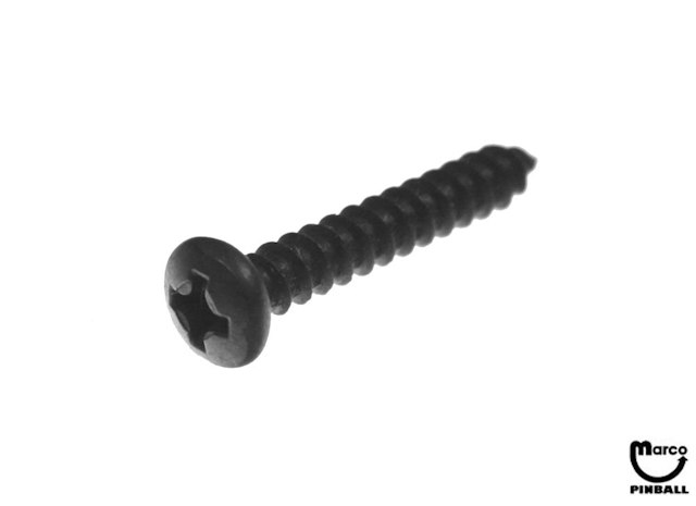 Sheet Metal Screw #6 x 7/8 inch p-ph black