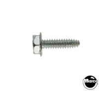 Machine Screw 6-32 x 1/4 inch hwh swage serrated