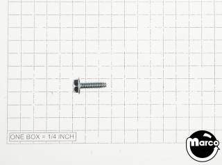 Machine Screw 6-32 x 1/2 inch hwh swage serrated