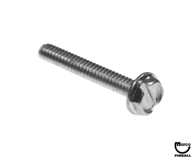 Machine Screw 6-32 x 1 inch hwh slotted serr