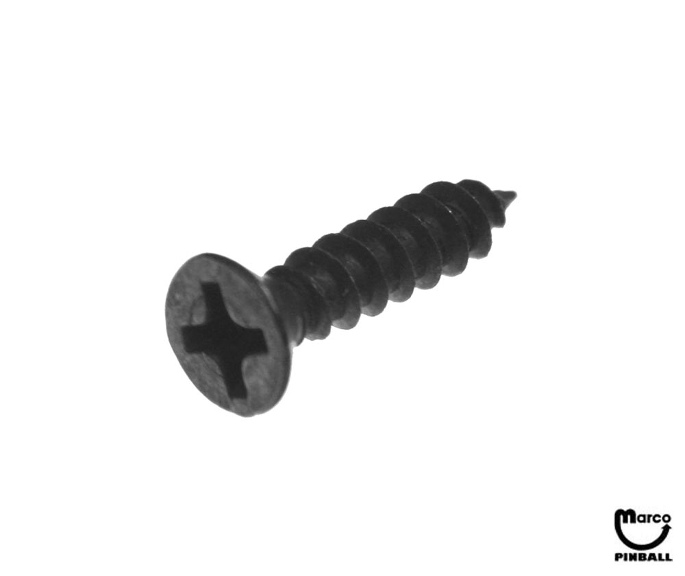 Sheet Metal Screw #6 x 5/8 inch p-flh black