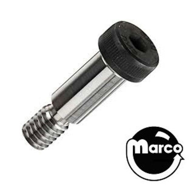 Flipper crank shoulder screw 8-32 x 3/16 dia x 7/16 inch shaft