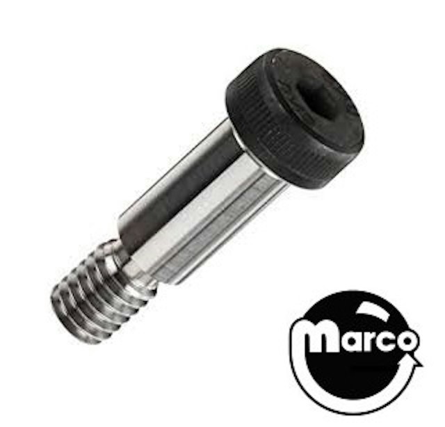 Flipper crank shoulder screw 8-32 x 3/16 dia x 7/16 inch shaft