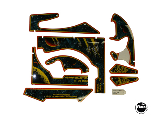 23869 - ALIEN STAR (Gottlieb) Plastic set - Marco Specialties