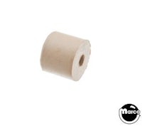 Rubber post bumper gray 5/8 x 3/4 inch