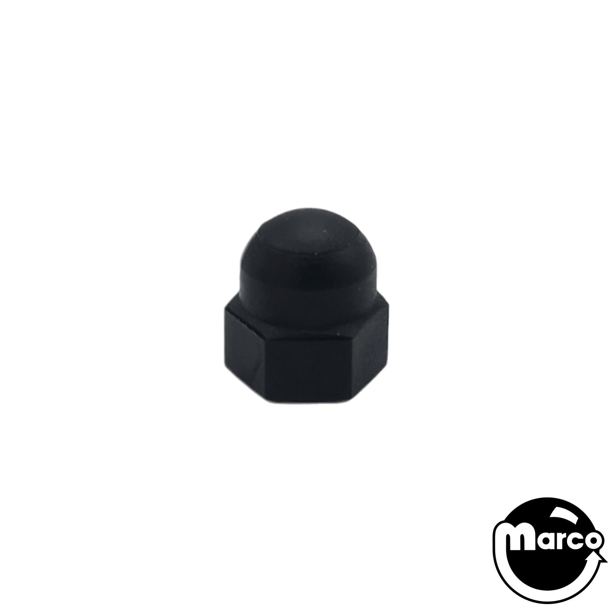 Post cap - nylon acorn 6-32 cap black