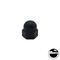 Post cap - nylon acorn 6-32 cap black