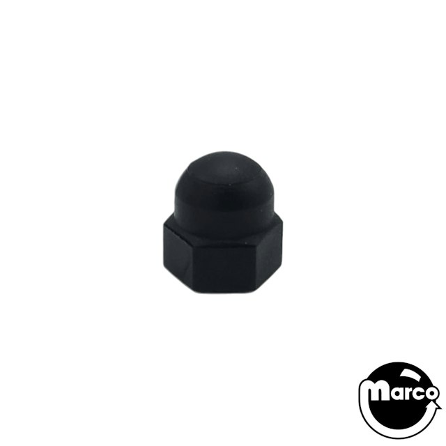 Post cap - nylon acorn 6-32 cap black