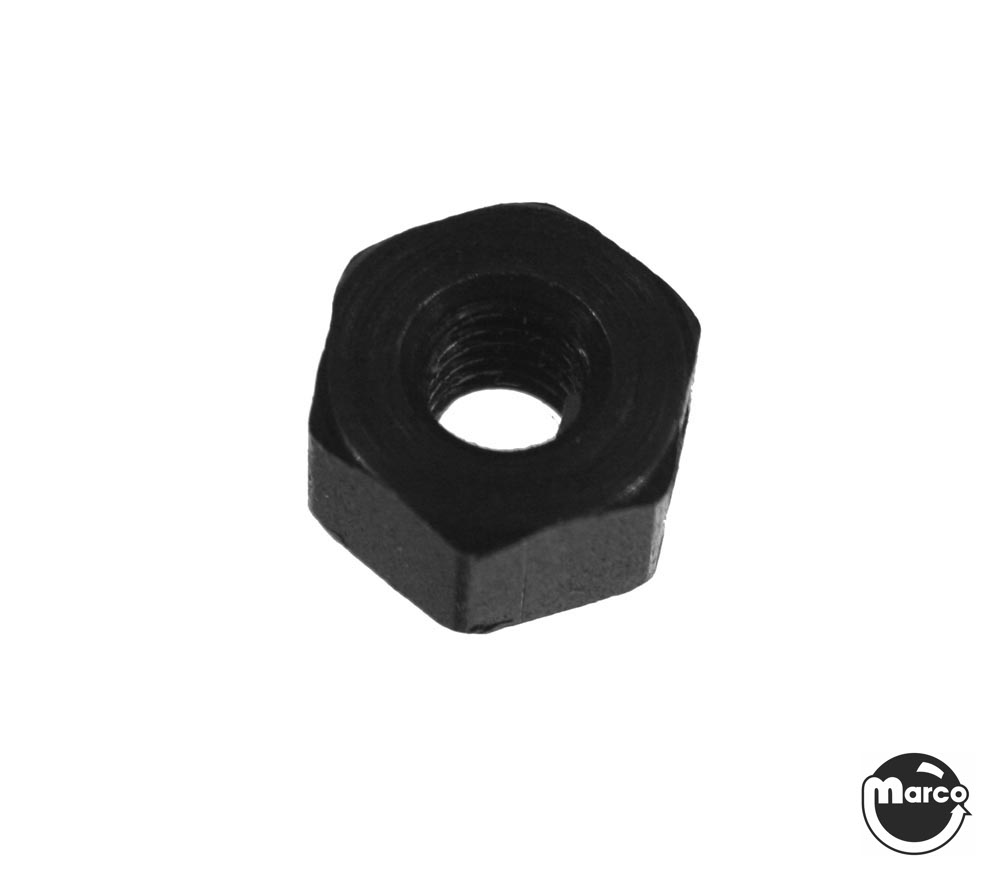 Nut 10-24 x 9/32 x 3/8 inch black