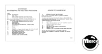 Information card Gottlieb System 80B Bookkeeping