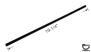 Side trim - Gottlieb System 80B