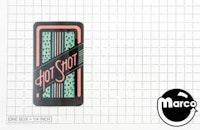 HOLLYWOOD HEAT (Gottlieb) Decal Hot Shot