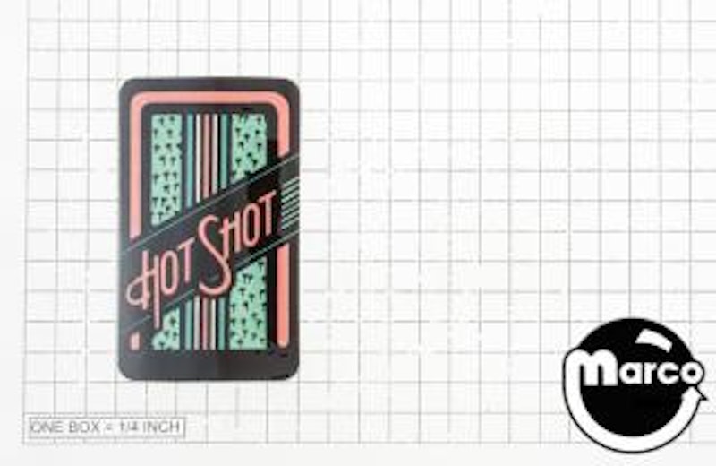 Stickers Hollywood Heat – Décalcomanies Pour Pincab Et Flipper – Fabrication France