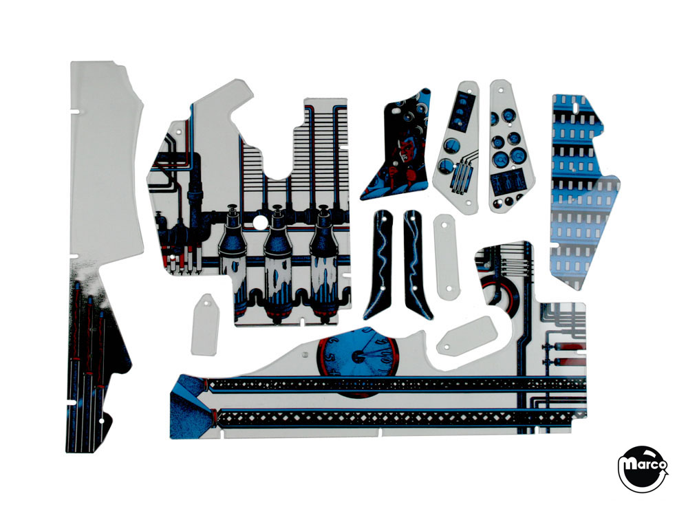 25081 - GENESIS (Gottlieb) Plastic set - Marco Specialties Pinball