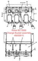 ROWE BC-3500 Door toggle actuator left side