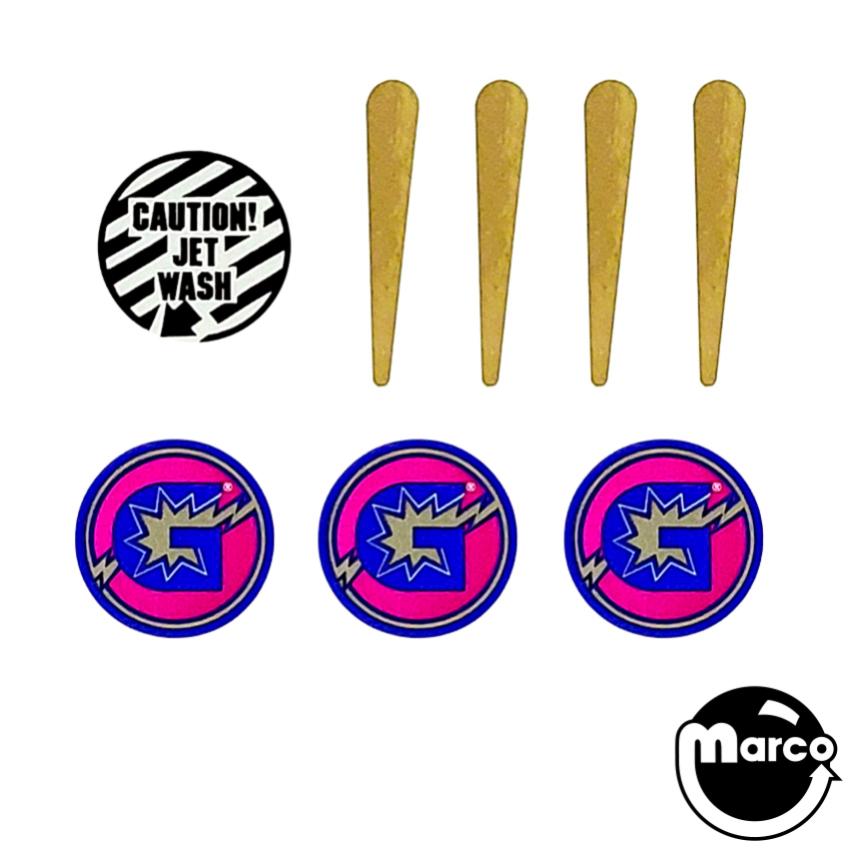 GOLD WINGS (Gottlieb) Decal set DL707