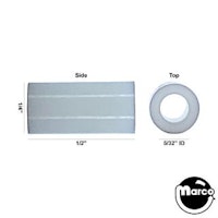 Spacer - plastic standoff .147 x .250 x 1/2 inch