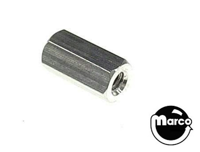 Hex spacer 1/4 x 1/2 inch f-f #6-32 taps