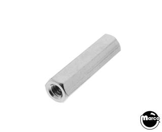 Hex spacer 1/4 x 1 inches f-f #6-32 taps