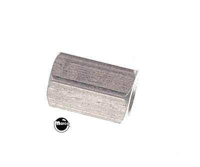 Hex spacer 1/4 f-f 6-32 x 3/8 inch