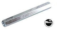 Hex spacer 1/4 x 2-1/4 inches #6-32 tap