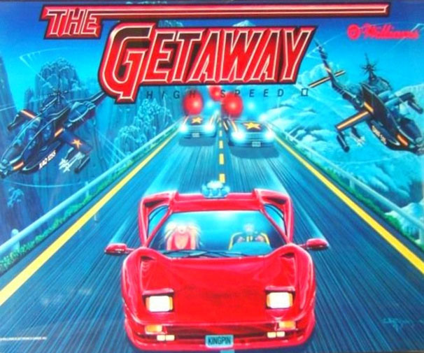 GETAWAY HIGH SPEED 2 Pinball (Williams) GX257