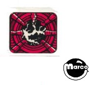 TX SECTOR (Gottlieb) Rollover Drop Target Decal