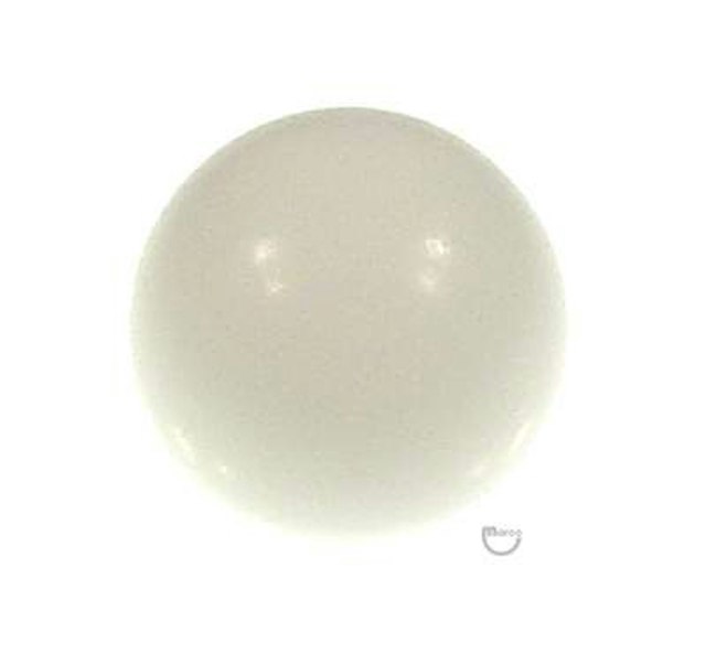 Ball - plastic white 1" dia. USE PBP1