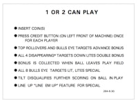 Score and instruction cards Allied Leisure