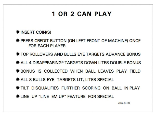 Score and Instruction Cards Allied Leisure