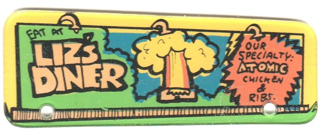 BONEBUSTERS (Gottlieb) Plastic 'Liz's Diner'