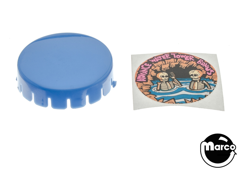 BONEBUSTERS (Gottlieb) Pop bumper cap w/ decal