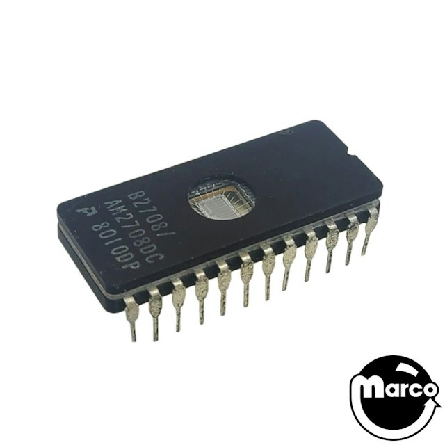 IC - 24 pin DIP EPROM 8 kbit (pulls)