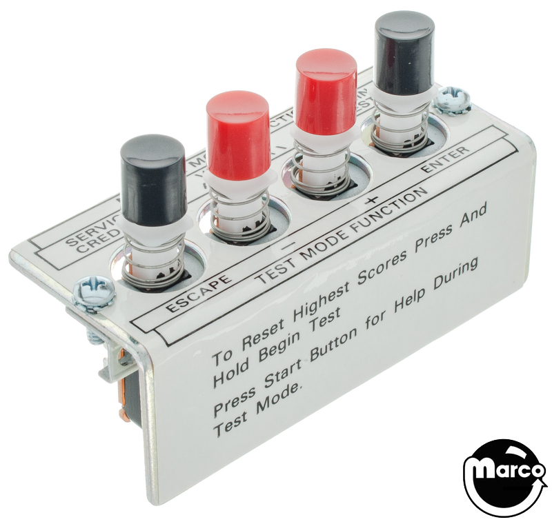 27-1099 - Service switch assembly Bally/Williams 4 bank - Marco