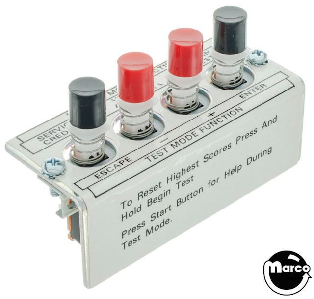 Service switch assembly Bally/Williams 4 bank