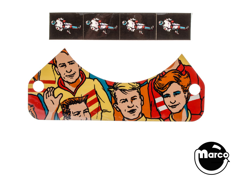 SILVER SLUGGER (Gottlieb) Decal target DL722