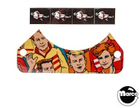 SILVER SLUGGER (Gottlieb) Decal target