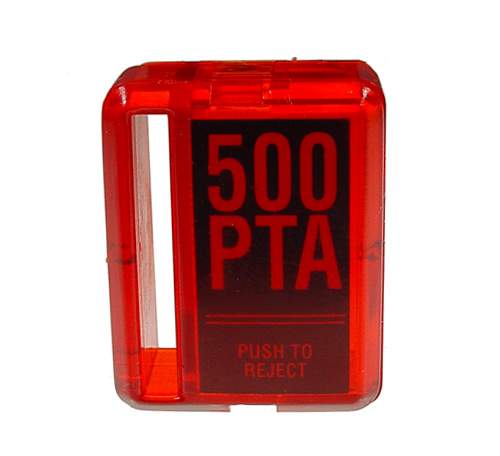 Coin entry plate - 500 pesata