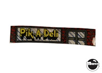 DEADLY WEAPON (Gottlieb) Decal