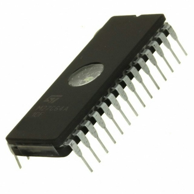 IC - 28 pin DIP 64 kbit EPROM (pulls) 27C64