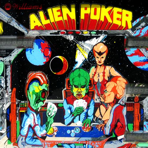 ALIEN POKER Pinball GX279