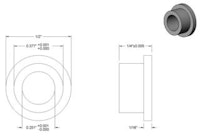 Flange bearing 1/4 x 1/4 inch