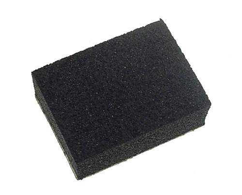 Rubber block adhesive back 1 x 1 x 7/16 inch thick