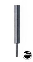 Hex spacer 3/8 inch m-f 8-32 x 2-1/2 inch black