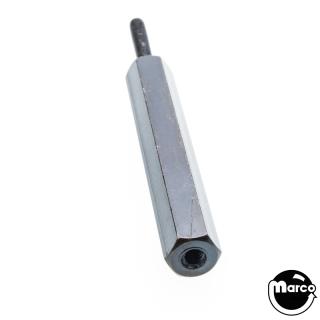 Hex spacer 3/8 inch m-f 8-32 x 2-1/2 inch black