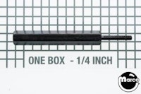 Hex spacer 3/8 inch m-f 8-32 x 2-1/2 inch black