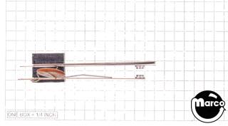 Leaf switch - flipper cabinet Gottlieb left