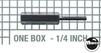 Hex spacer 3/8 inch m-f 8-32 x 1-1/4 inch black