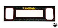 BARB WIRE (Gottlieb) Speaker panel