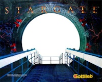28833-742-G - STARGATE (Gottlieb) mirrored backglass